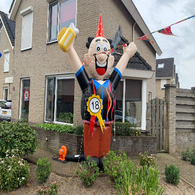 opblaasbare Abraham feestpop